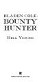 [Cole 01] • Bounty Hunter